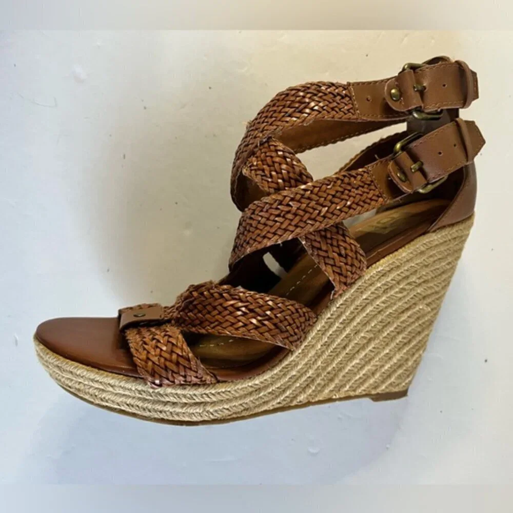 DV by Dolce Vita Women’s Braided Wedge Espadrille Sandals | Size 9.5